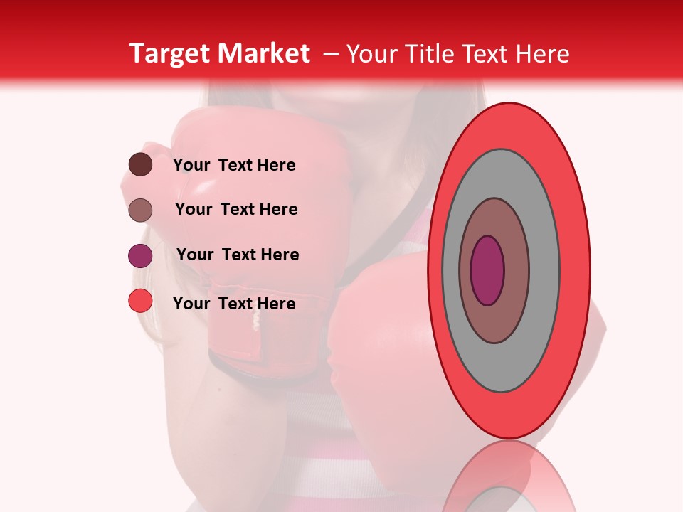 Throwing Confident Power PowerPoint Template