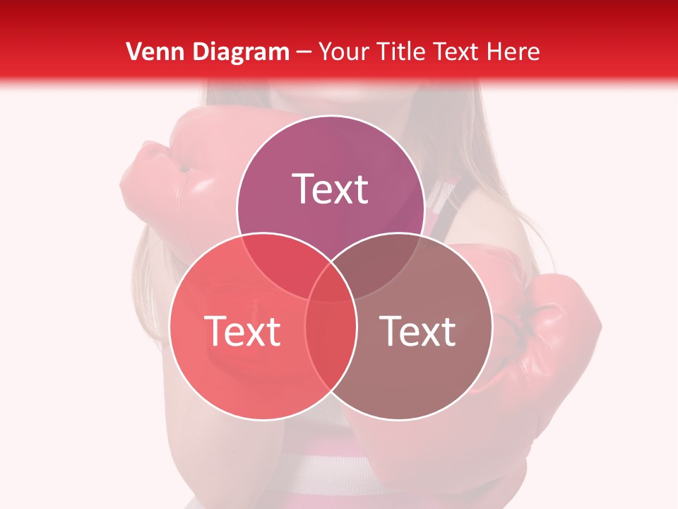 Throwing Confident Power PowerPoint Template