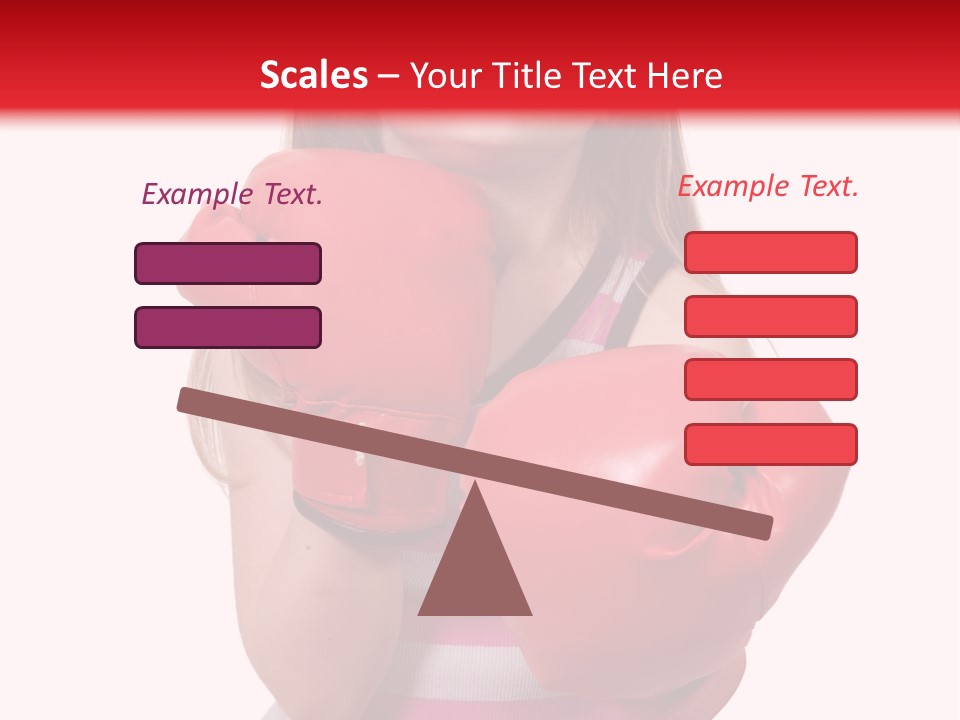 Throwing Confident Power PowerPoint Template