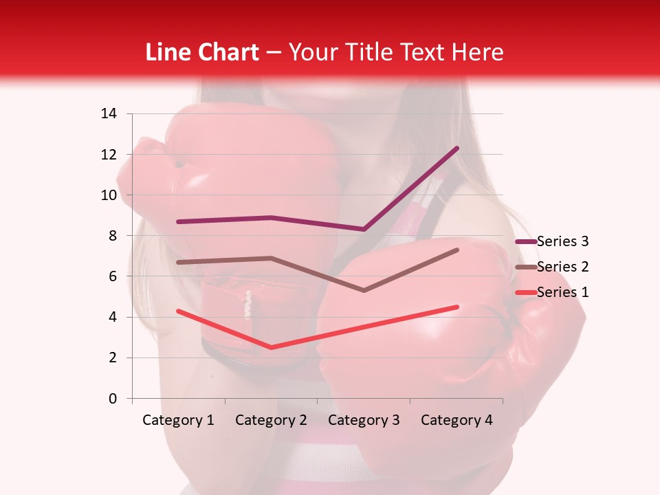 Throwing Confident Power PowerPoint Template