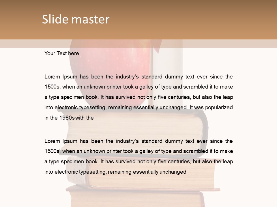 Delivering White Content PowerPoint Template