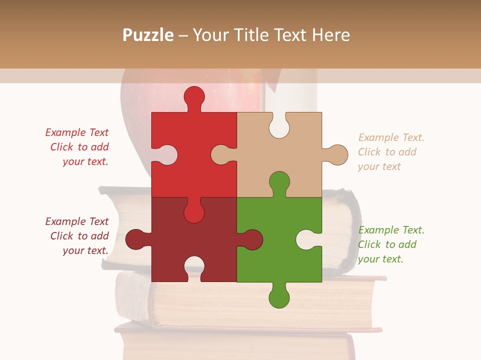 Delivering White Content PowerPoint Template