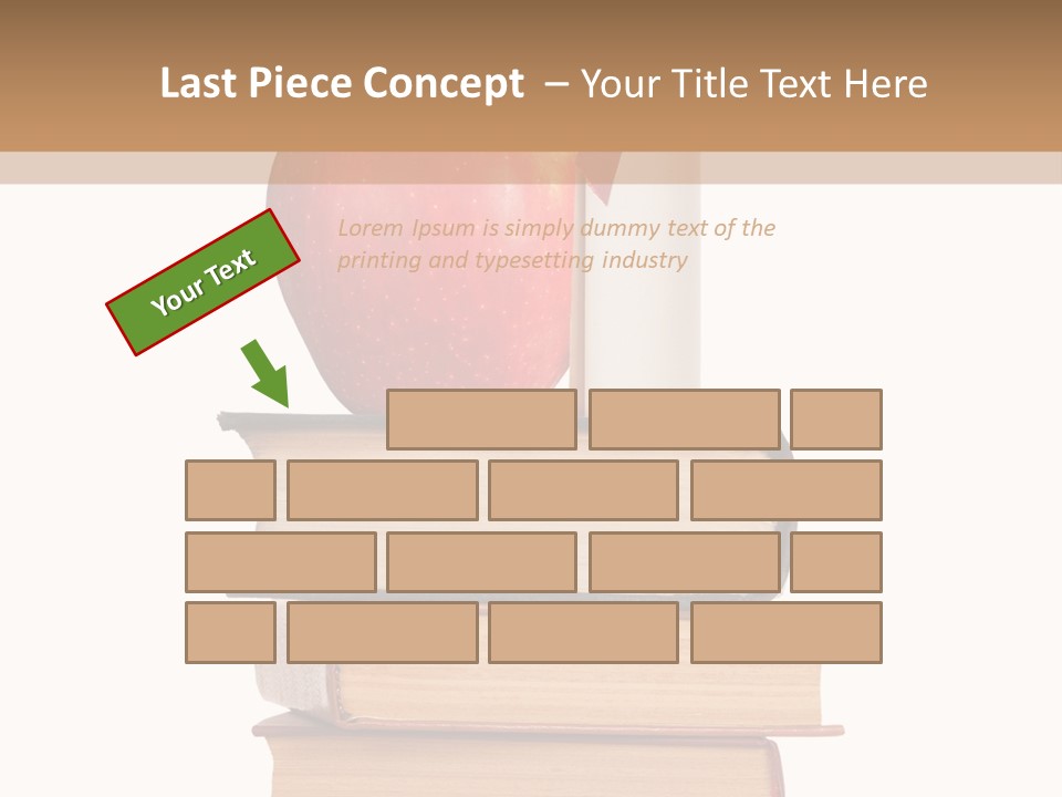 Delivering White Content PowerPoint Template