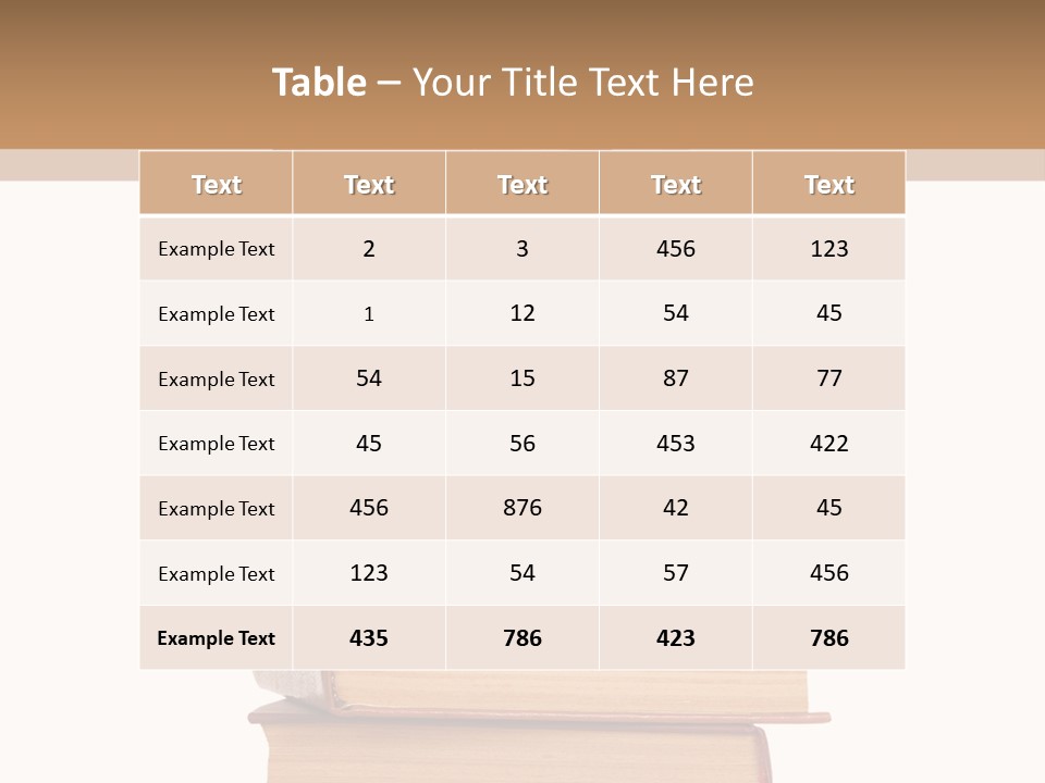 Delivering White Content PowerPoint Template
