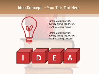 Delivering White Content PowerPoint Template