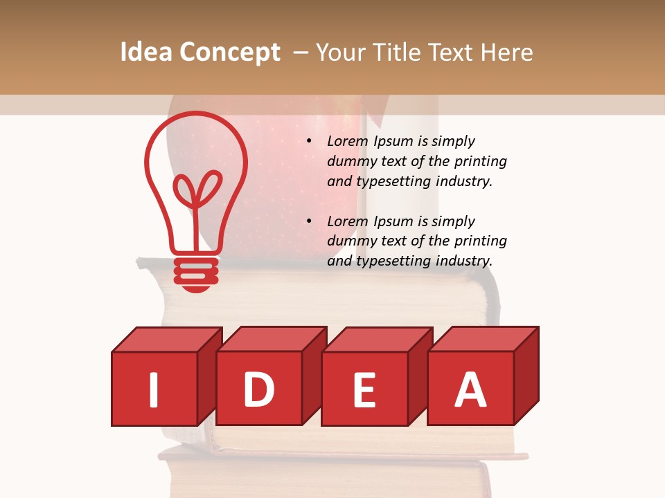 Delivering White Content PowerPoint Template