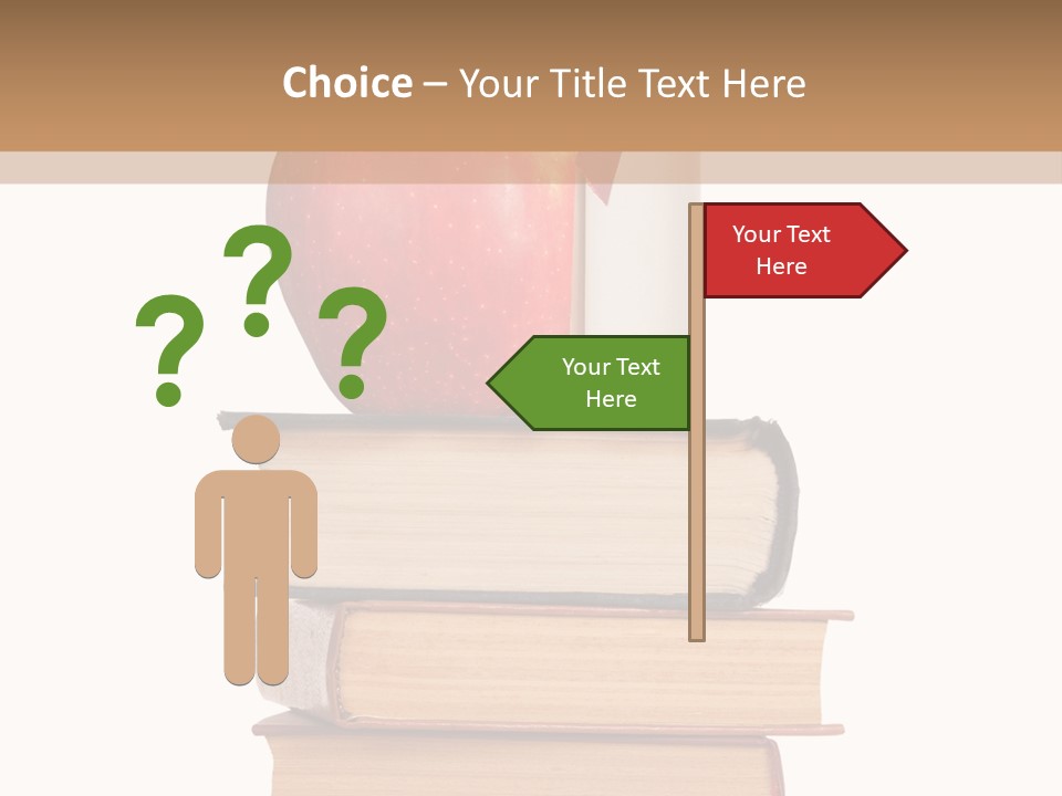 Delivering White Content PowerPoint Template