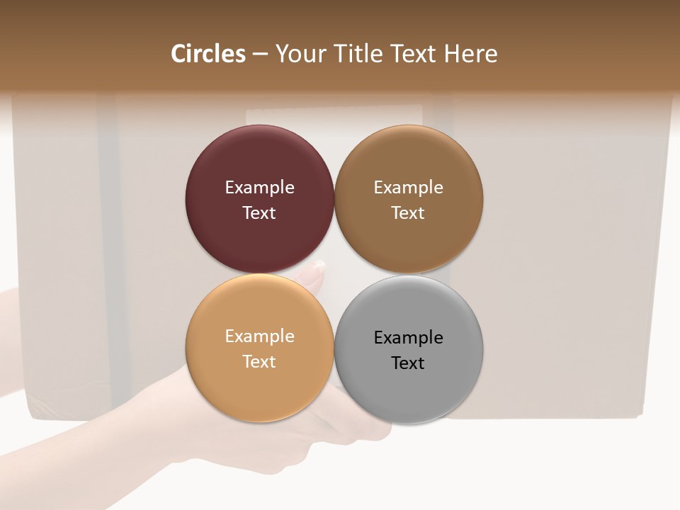 Delivering White Content PowerPoint Template