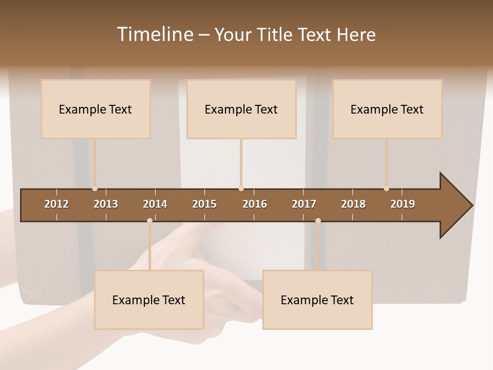 Delivering White Content PowerPoint Template