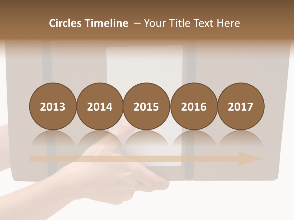 Delivering White Content PowerPoint Template