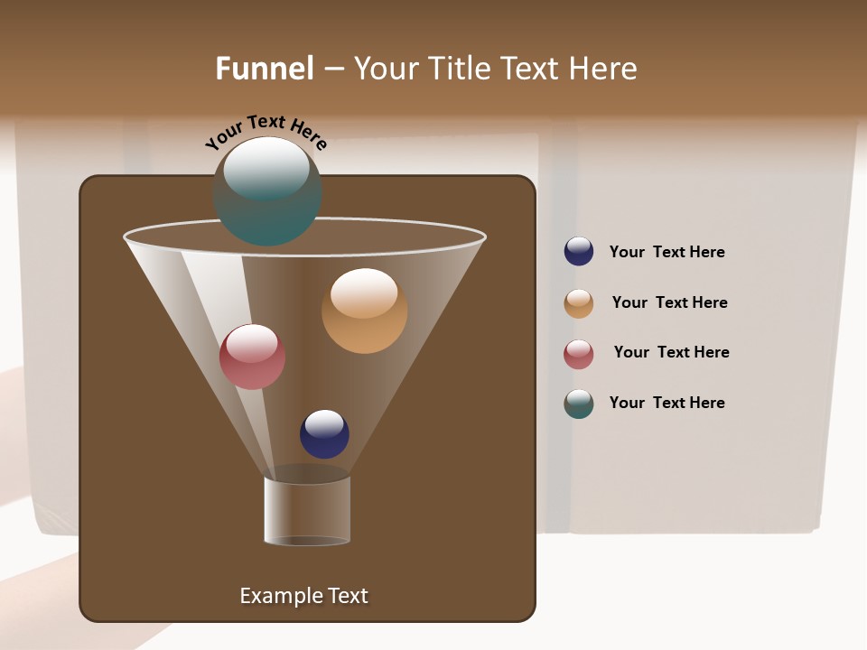 Delivering White Content PowerPoint Template