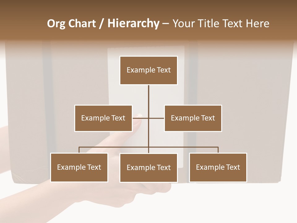 Delivering White Content PowerPoint Template