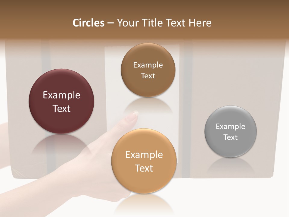 Delivering White Content PowerPoint Template