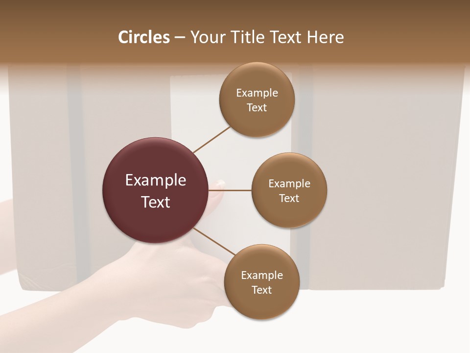 Delivering White Content PowerPoint Template
