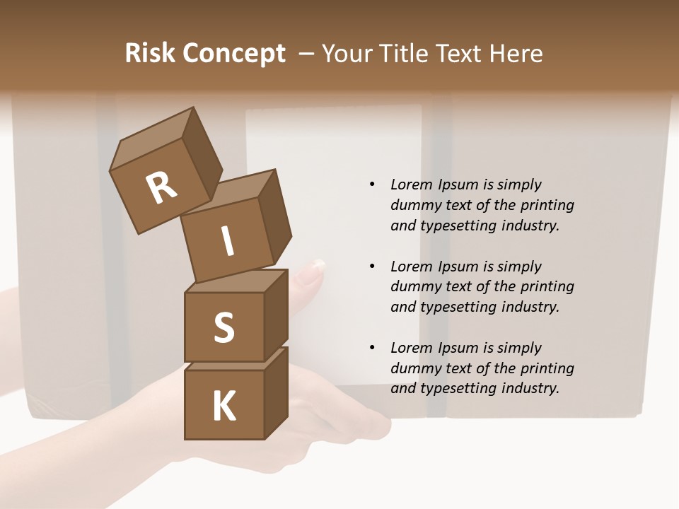 Delivering White Content PowerPoint Template