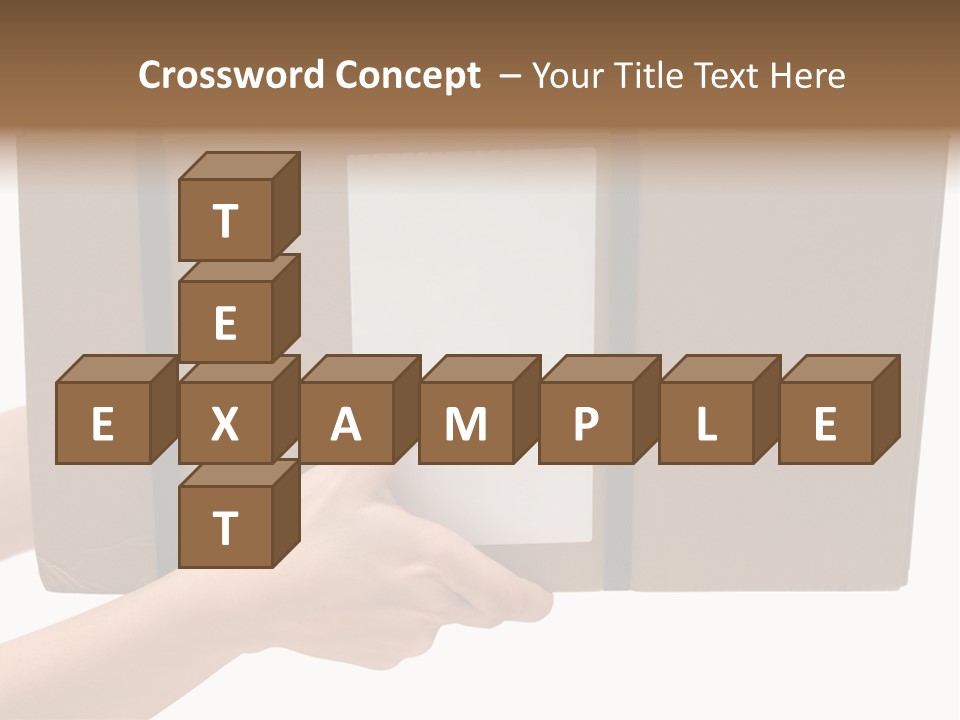 Delivering White Content PowerPoint Template
