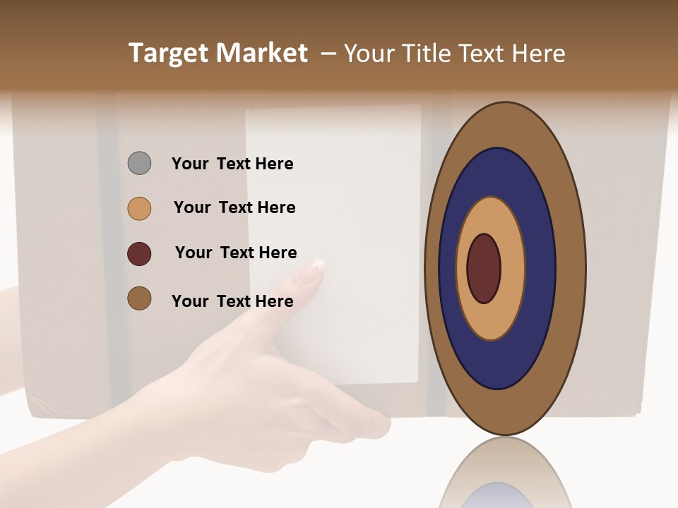 Delivering White Content PowerPoint Template