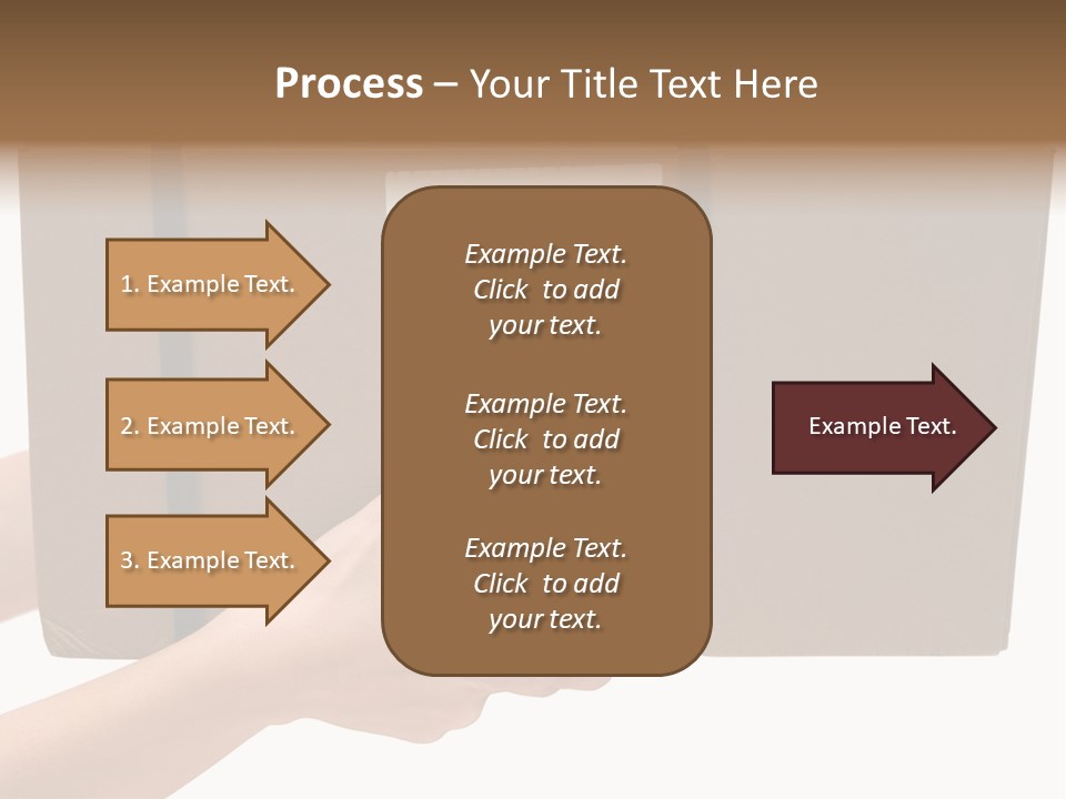 Delivering White Content PowerPoint Template
