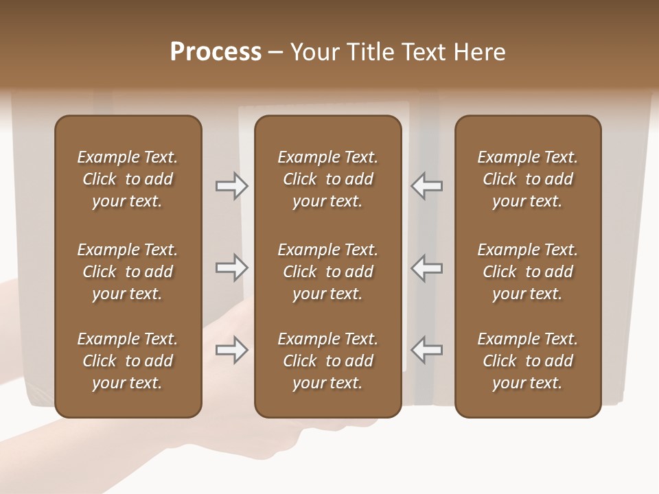 Delivering White Content PowerPoint Template