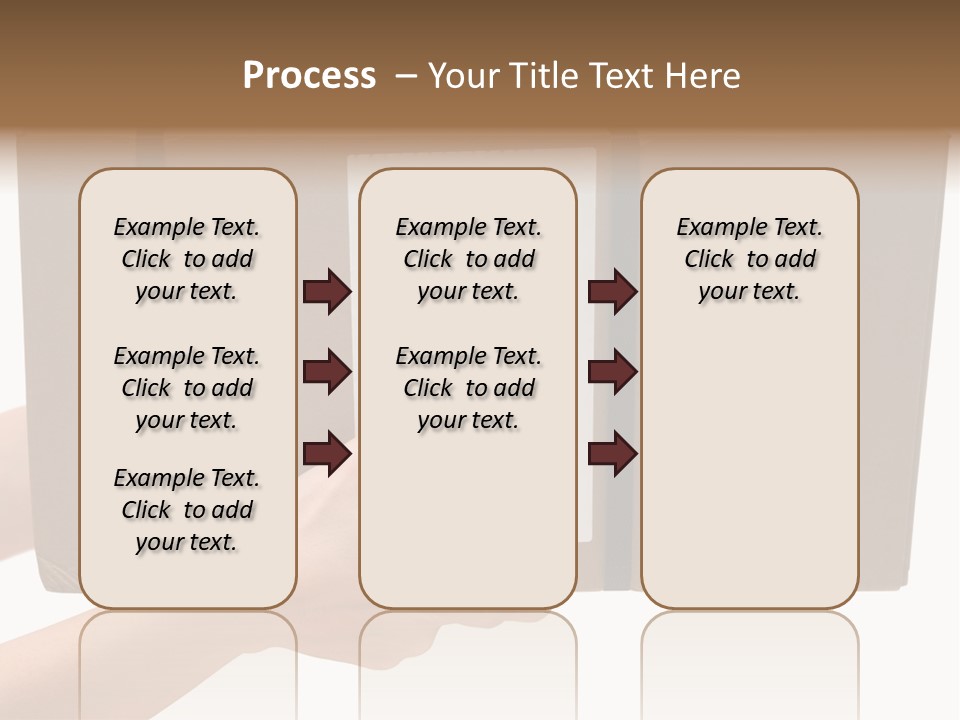 Delivering White Content PowerPoint Template