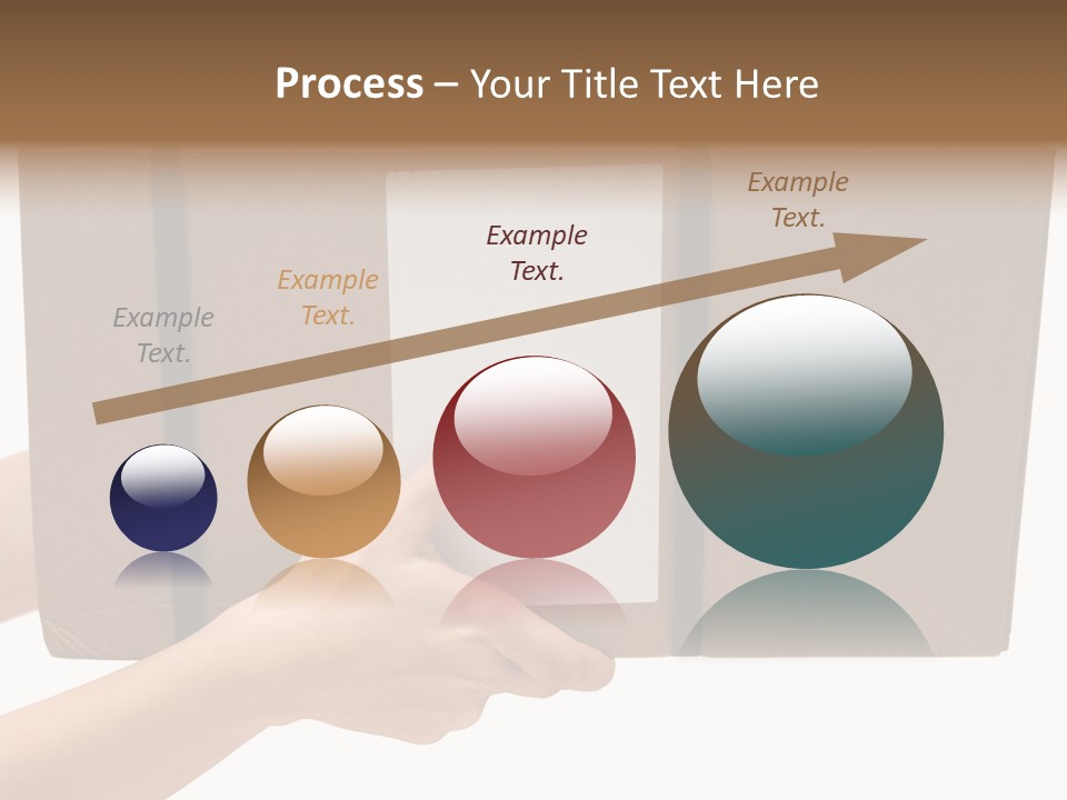 Delivering White Content PowerPoint Template