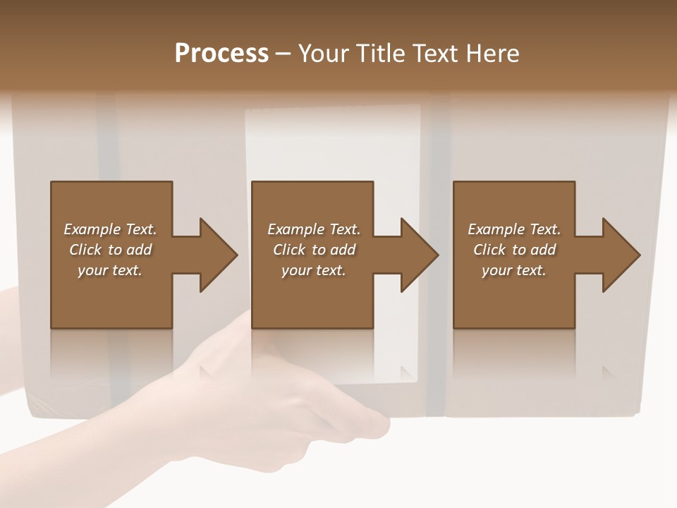 Delivering White Content PowerPoint Template