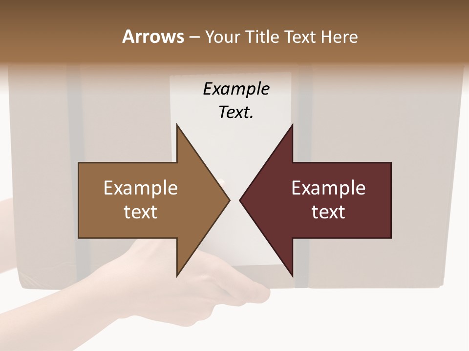 Delivering White Content PowerPoint Template