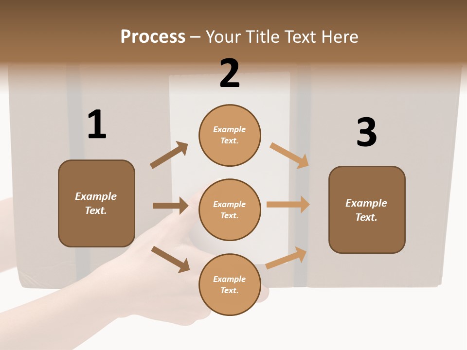 Delivering White Content PowerPoint Template