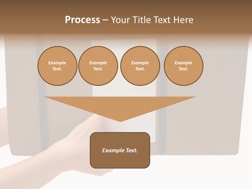 Delivering White Content PowerPoint Template