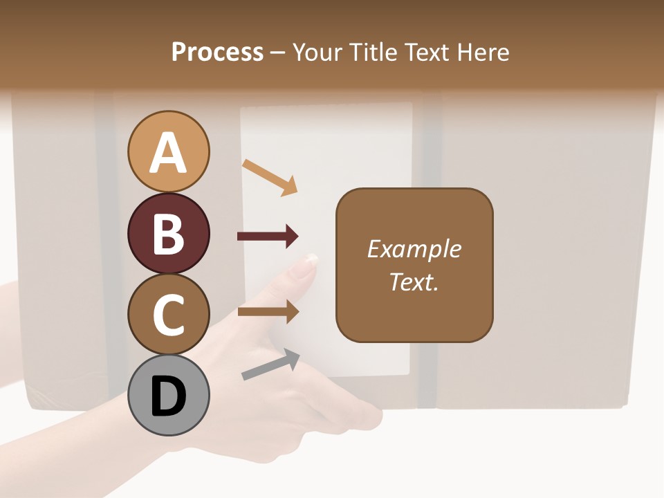 Delivering White Content PowerPoint Template