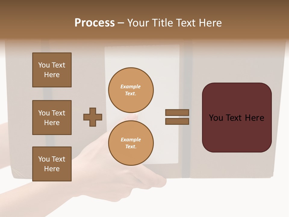 Delivering White Content PowerPoint Template