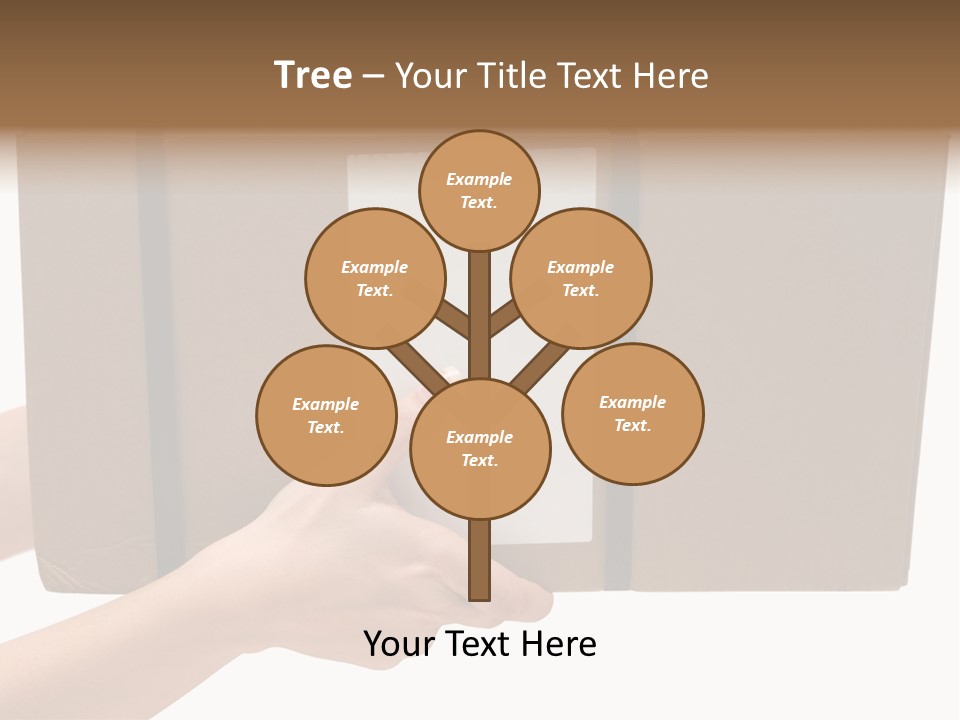 Delivering White Content PowerPoint Template
