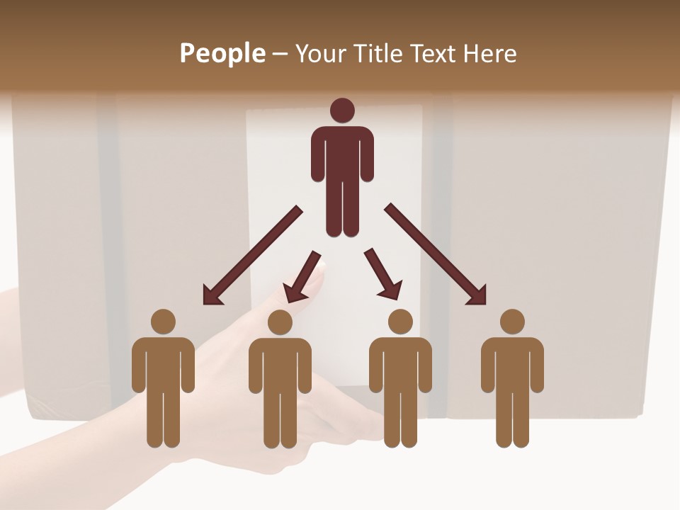 Delivering White Content PowerPoint Template