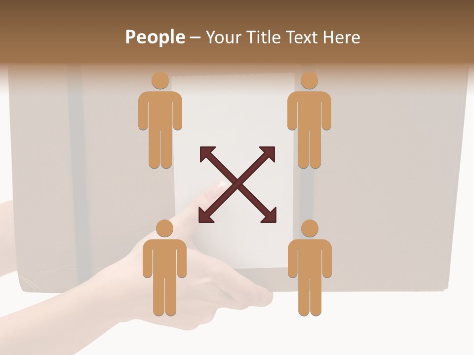 Delivering White Content PowerPoint Template