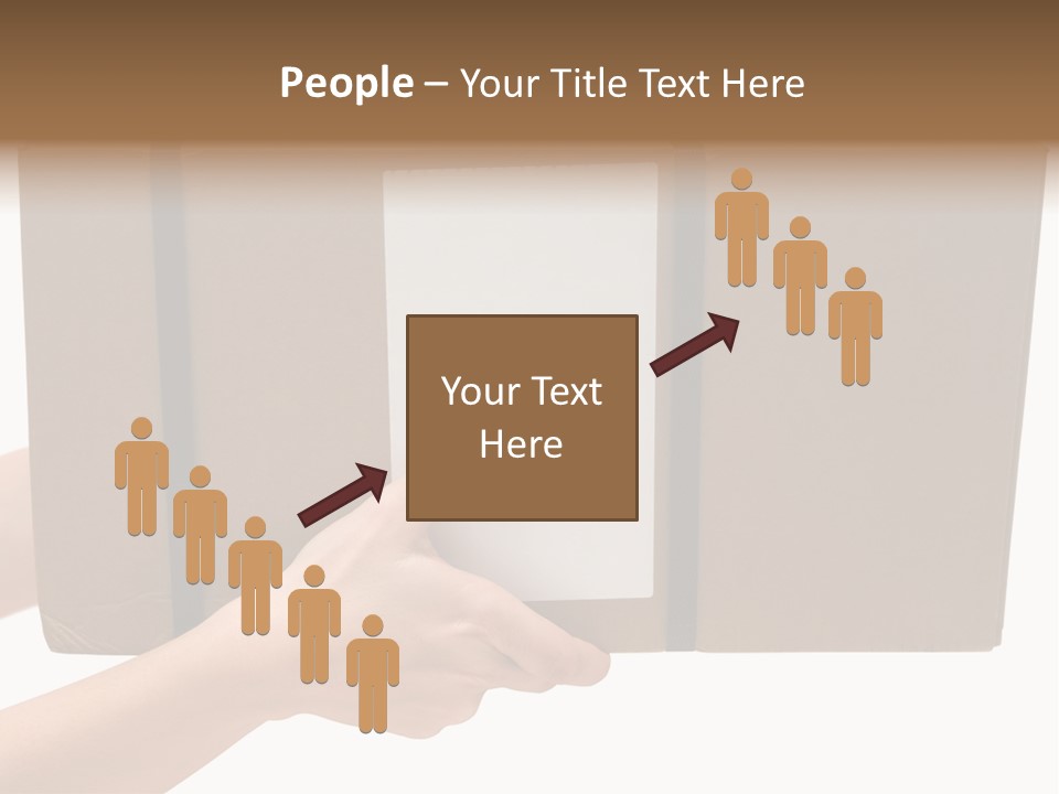 Delivering White Content PowerPoint Template
