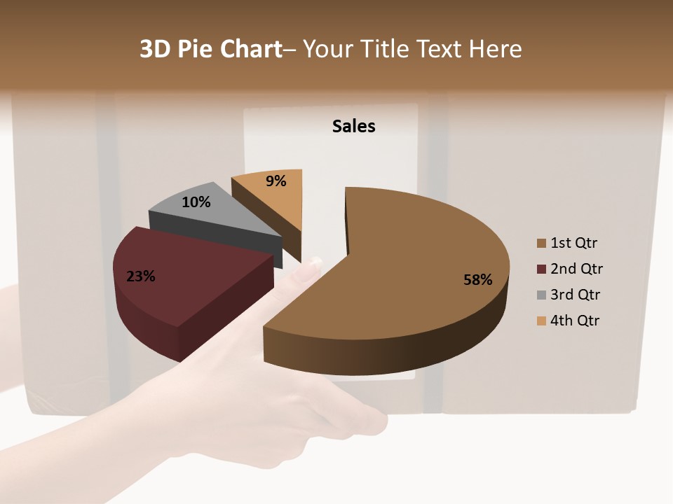 Delivering White Content PowerPoint Template