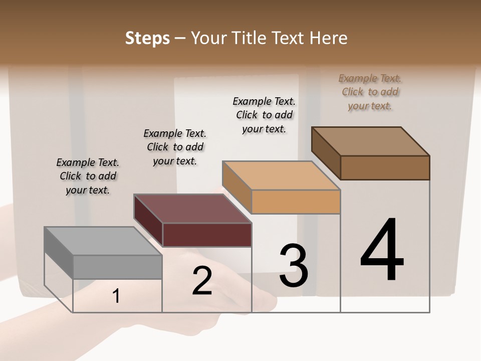 Delivering White Content PowerPoint Template