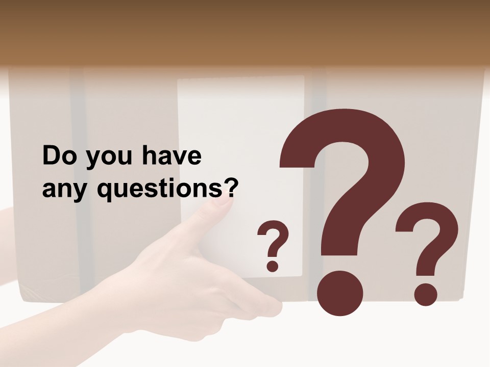 Delivering White Content PowerPoint Template