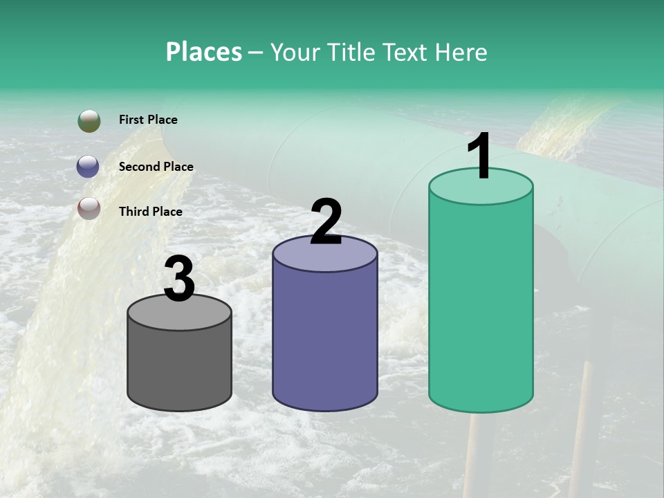 Shining Isolated Waste PowerPoint Template