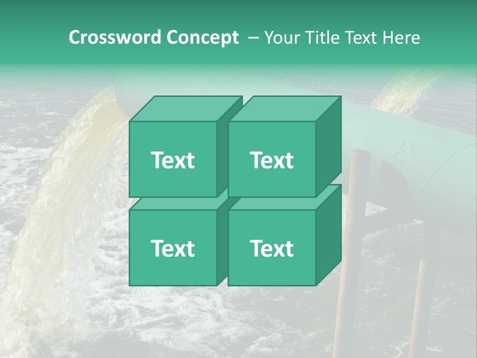 Shining Isolated Waste PowerPoint Template