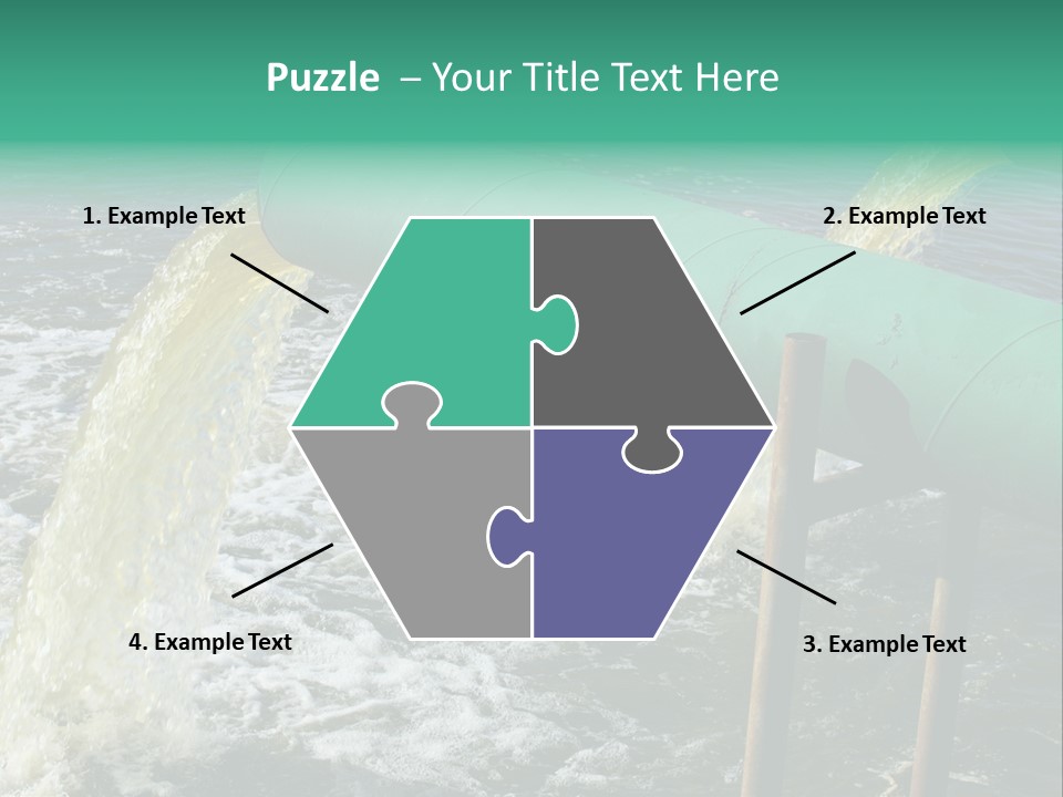 Shining Isolated Waste PowerPoint Template