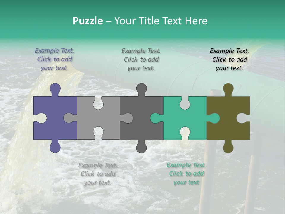 Shining Isolated Waste PowerPoint Template