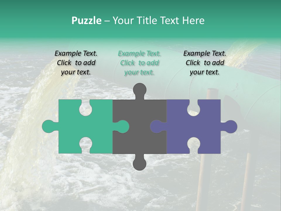 Shining Isolated Waste PowerPoint Template