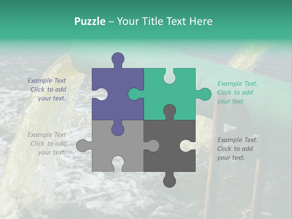 Shining Isolated Waste PowerPoint Template