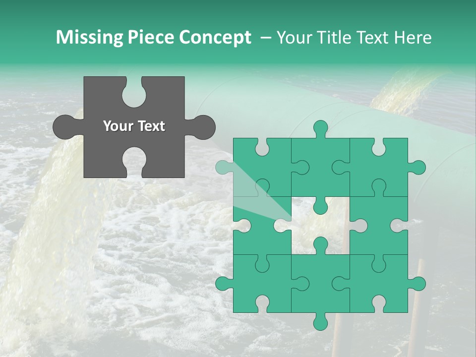 Shining Isolated Waste PowerPoint Template