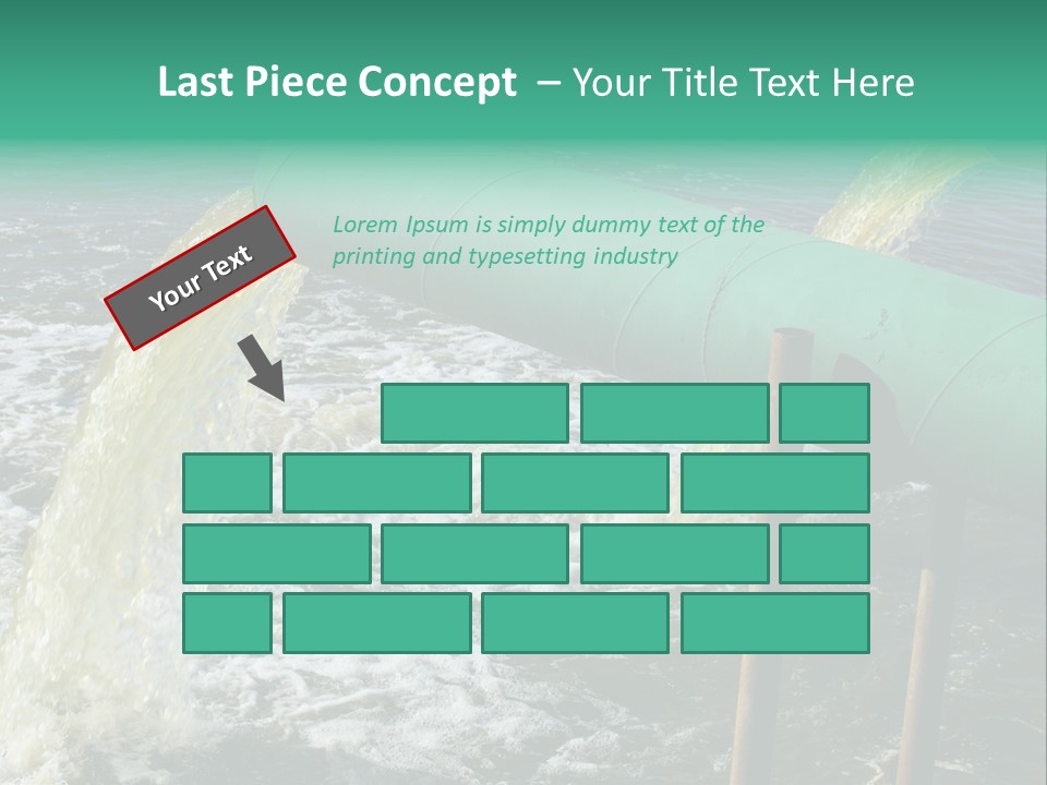 Shining Isolated Waste PowerPoint Template