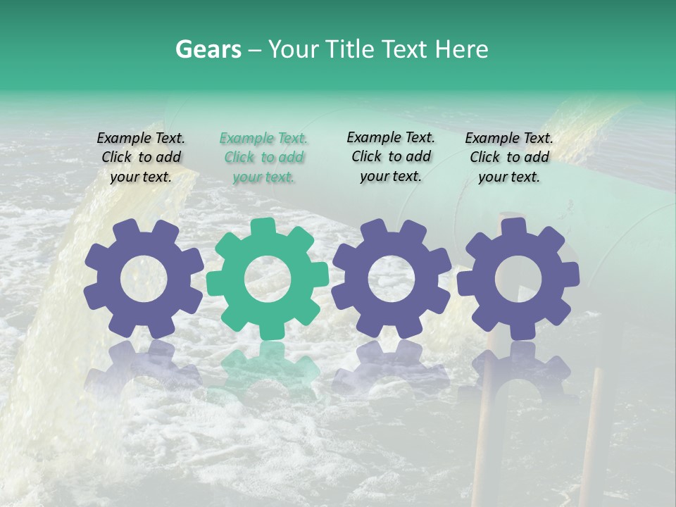 Shining Isolated Waste PowerPoint Template