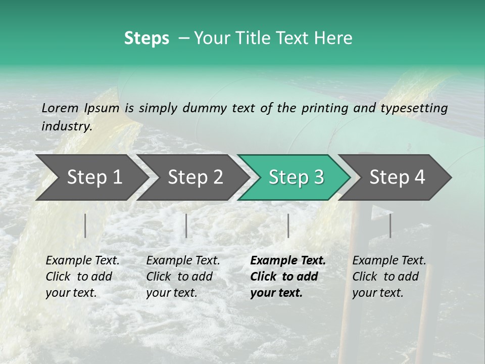 Shining Isolated Waste PowerPoint Template