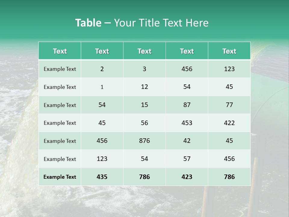 Shining Isolated Waste PowerPoint Template