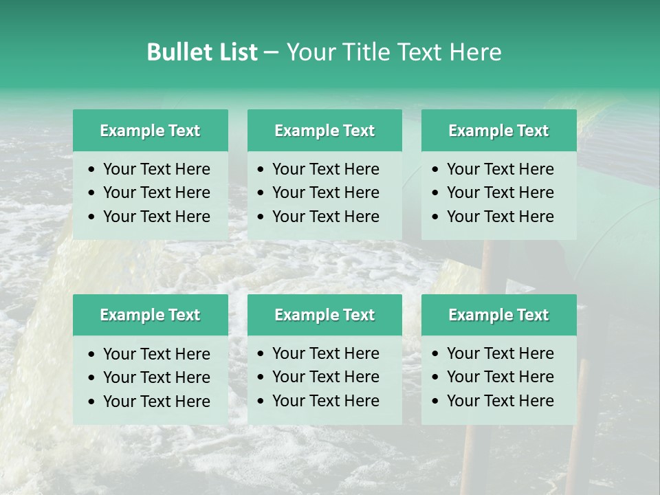 Shining Isolated Waste PowerPoint Template